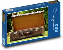 Starožitný kufr Puzzle 500 - 46x30 cm