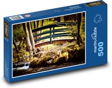 Bridge - nature, stream Puzzle of 500 pieces - 46 x 30 cm 