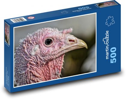 Turkey - poultry, bird - Puzzle of 500 pieces, size 46x30 cm 