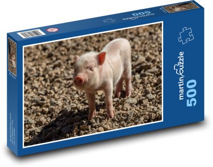 Piglet, pig, piglet - Puzzle of 500 pieces, size 46x30 cm 