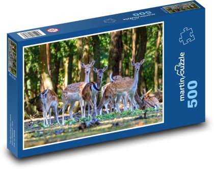 Příroda - divoká zvěř - Puzzle 500 dílků, rozměr 46x30 cm