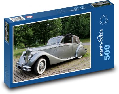 Old car - veteran - Puzzle of 500 pieces, size 46x30 cm 