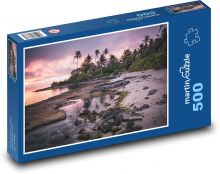 Zachód słońca - ocean Puzzle 500 elementów - 46x30 cm