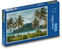 Ocean - tropikalna wyspa Puzzle 500 elementów - 46x30 cm