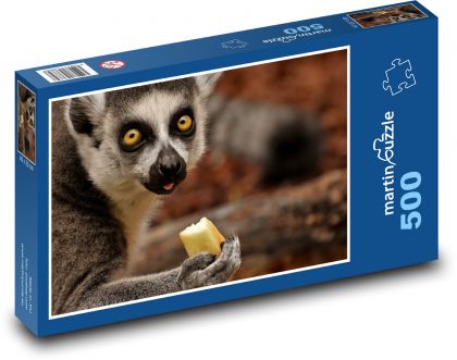 Lemur - zvíře, opice - Puzzle 500 dílků, rozměr 46x30 cm