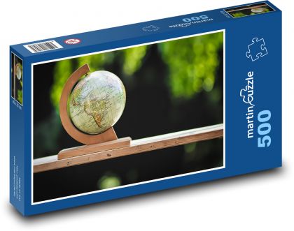 Globus - ziemia, kula ziemska - Puzzle 500 elementów, rozmiar 46x30 cm