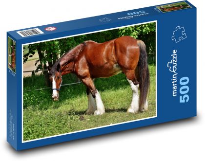 Pferd - Bauernhof, Tier - Puzzle - 500 Teile