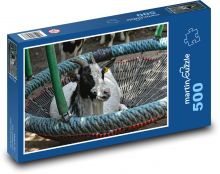 Koza na houpačce Puzzle 500 - 46x30 cm