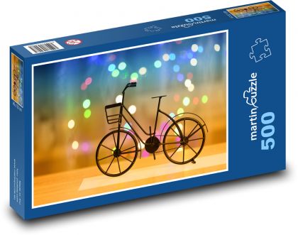 Rower - nostalgia, rower retro - Puzzle 500 elementów, rozmiar 46x30 cm