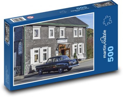 Alter Veteran am Haus - Puzzle - 500 Teile