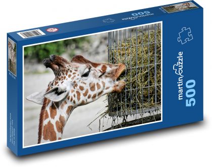 Žirafa - divoké zvíře, příroda - Puzzle 500 dílků, rozměr 46x30 cm