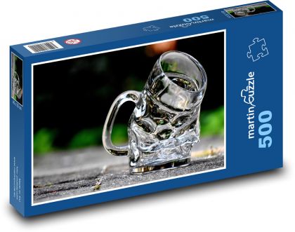 Půllitr - sklenice, džbán - Puzzle 500 dílků, rozměr 46x30 cm