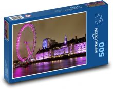 London Eye - Thames, London Puzzle of 500 pieces - 46 x 30 cm 