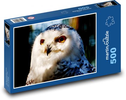 Schneeeule - Vogel, Tier - Puzzle - 500 Teile