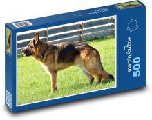Německý ovčák - pes Puzzle 500 - 46x30 cm