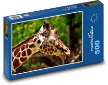 Żyrafa - zoo, zwierząt Puzzle 500 elementów - 46x30 cm