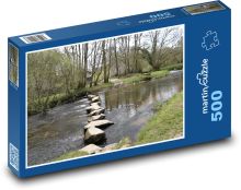 Řeka - stromy, příroda Puzzle 500 - 46x30 cm