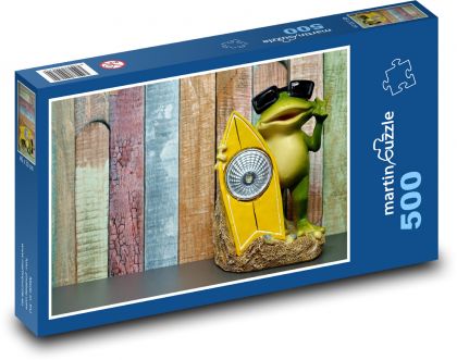 Holiday frog - Puzzle of 500 pieces, size 46x30 cm 