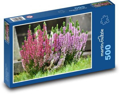 Heather - kvety, záhrada - Puzzle 500 dielikov, rozmer 46x30 cm 