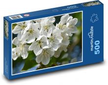 Květy jabloní - strom, jaro Puzzle 500 - 46x30 cm