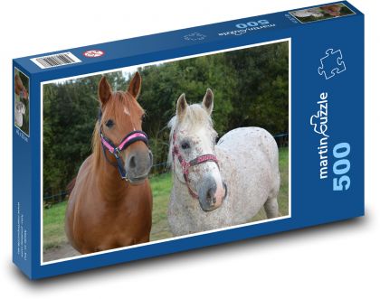 Mare - horse, animals - Puzzle of 500 pieces, size 46x30 cm 