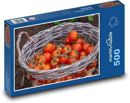 Paradajky - záhrada, zelenina - Puzzle 500 dielikov, rozmer 46x30 cm 