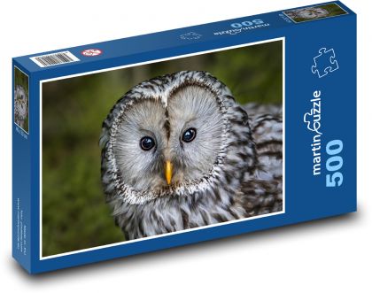 Sowa - ptak, zwierzę - Puzzle 500 elementów, rozmiar 46x30 cm