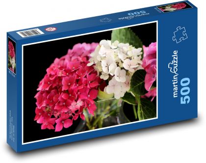 Hortensie - Blume, Garten - Puzzle - 500 Teile