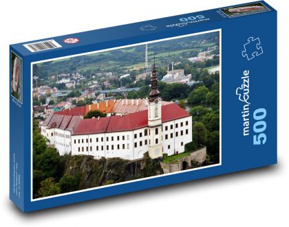 Zámok Děčín - Česká republika - Puzzle 500 dielikov, rozmer 46x30 cm 