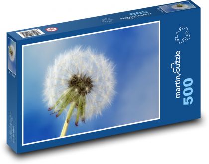 Pampeliška - jaro, semena - puzzle 500 dílků