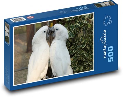 Parrot - White Bird - Puzzle of 500 pieces, size 46x30 cm 