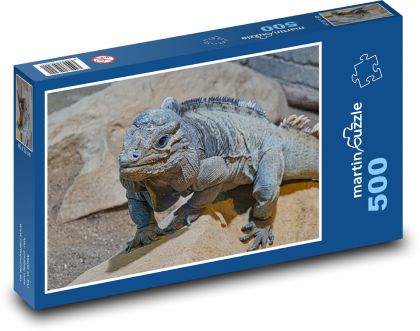 Iguana - jaszczurka, gad - Puzzle 500 elementów, rozmiar 46x30 cm