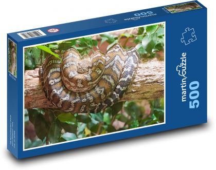 Snake - reptile, animal - Puzzle of 500 pieces, size 46x30 cm 