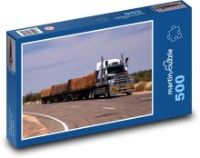 Cestný vlak - nákladné auto, Austrália Puzzle 500 dielikov - 46 x 30 cm 