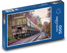 Vagón - železnica, vlak Puzzle 500 dielikov - 46 x 30 cm 