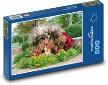 Zahrada - květiny, flóra Puzzle 500 - 46x30 cm