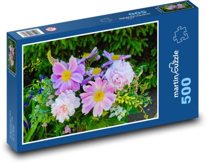 Pivoňky - jaro, rostliny - puzzle 500 dílků