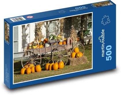 Kürbisse - Dekoration, Ernte - Puzzle - 500 Teile