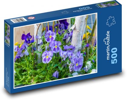 Macešky - zahrada, květ - puzzle 500 dílků
