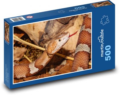 Had - zvíře, plaz - Puzzle 500 dílků, rozměr 46x30 cm