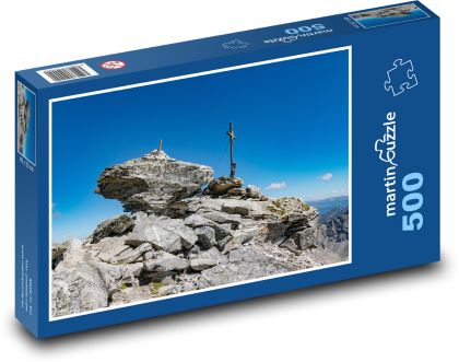 Korutánsko - Salzburg, hory - Puzzle 500 dielikov, rozmer 46x30 cm 