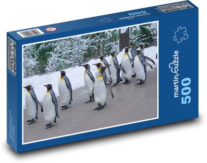 Penguin - zoo, animals - Puzzle of 500 pieces, size 46x30 cm 