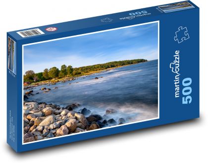 Pobrežie - vlny, more - Puzzle 500 dielikov, rozmer 46x30 cm 