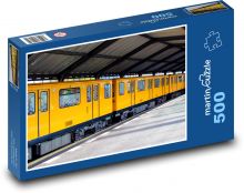 Berlín - stanica metra, vlak Puzzle 500 dielikov - 46 x 30 cm 