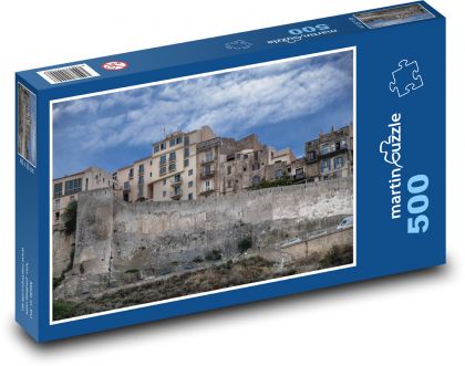 Korsika - Bonifacio, město - puzzle 500 dílků
