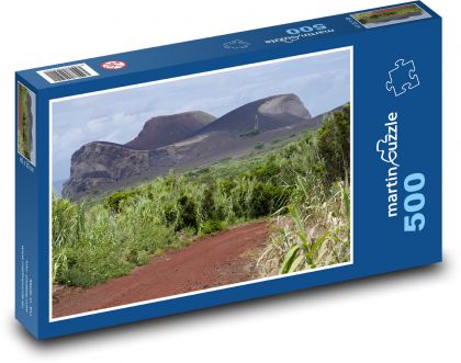 Azory - Portugalsko, sopka - Puzzle 500 dílků, rozměr 46x30 cm