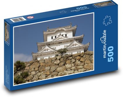 Japonsko - hrad Himedži - Puzzle 500 dílků, rozměr 46x30 cm