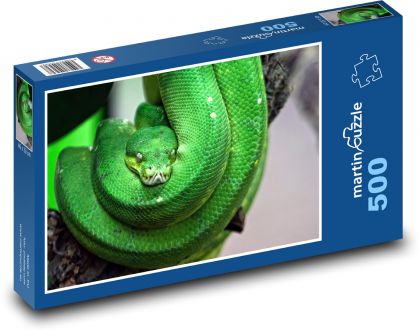 Schlange - Reptil - giftig - Puzzle - 500 Teile