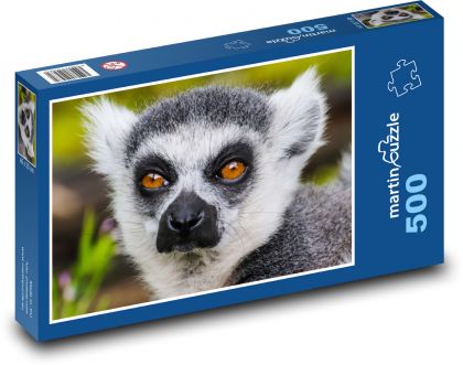 Opice - lemur, zvíře - Puzzle 500 dílků, rozměr 46x30 cm