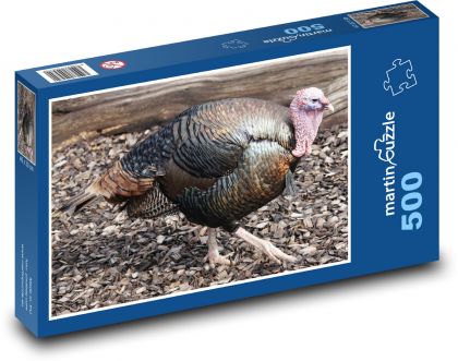 Turkey - bird, animal - Puzzle of 500 pieces, size 46x30 cm 
